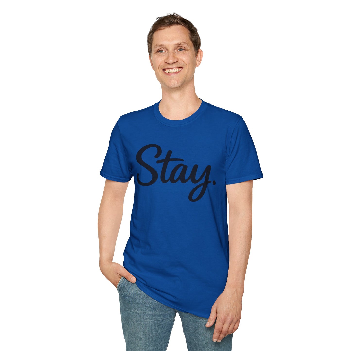 Stay. T-Shirt — 988 Suicide & Crisis Lifeline Awareness Tee