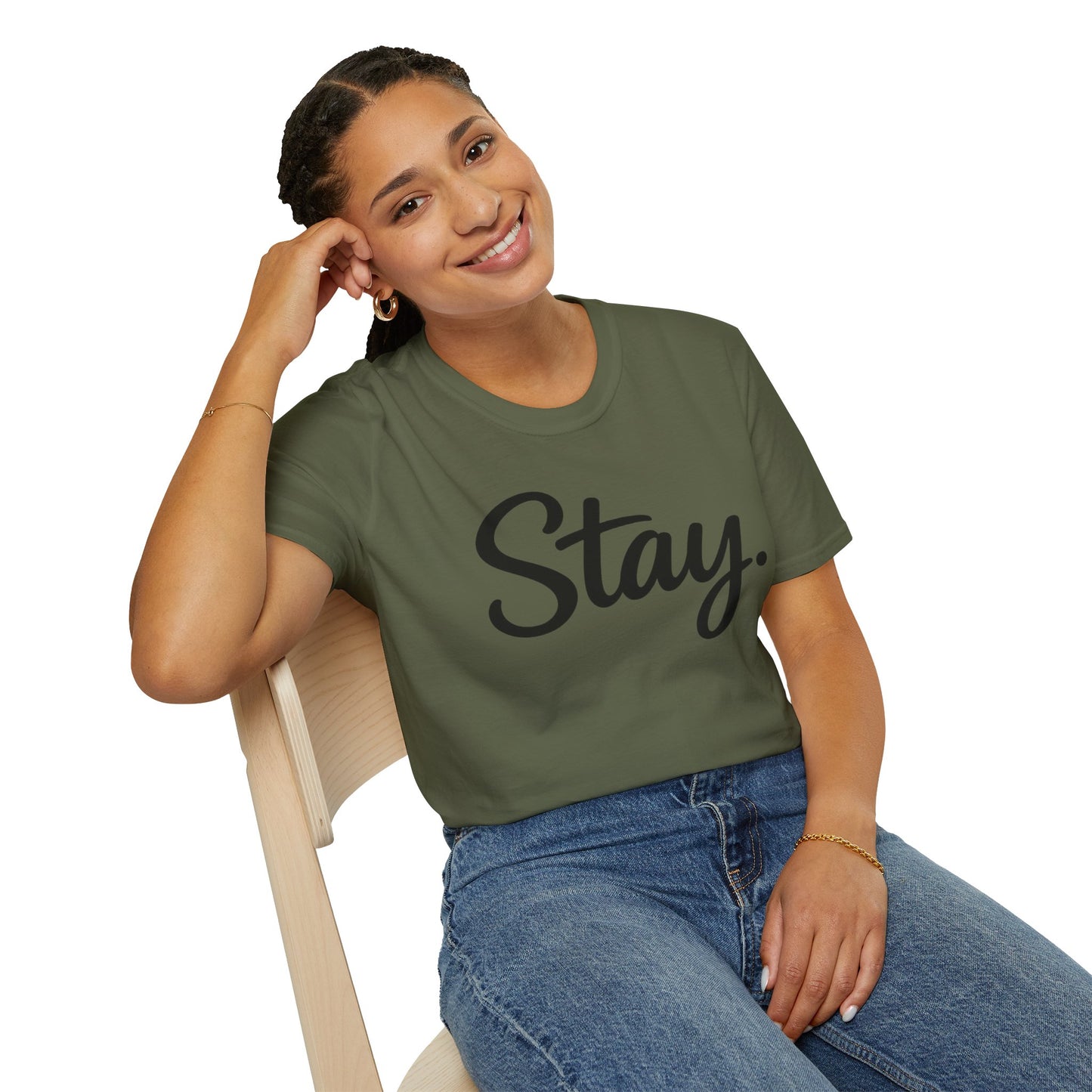 Stay. T-Shirt — 988 Suicide & Crisis Lifeline Awareness Tee