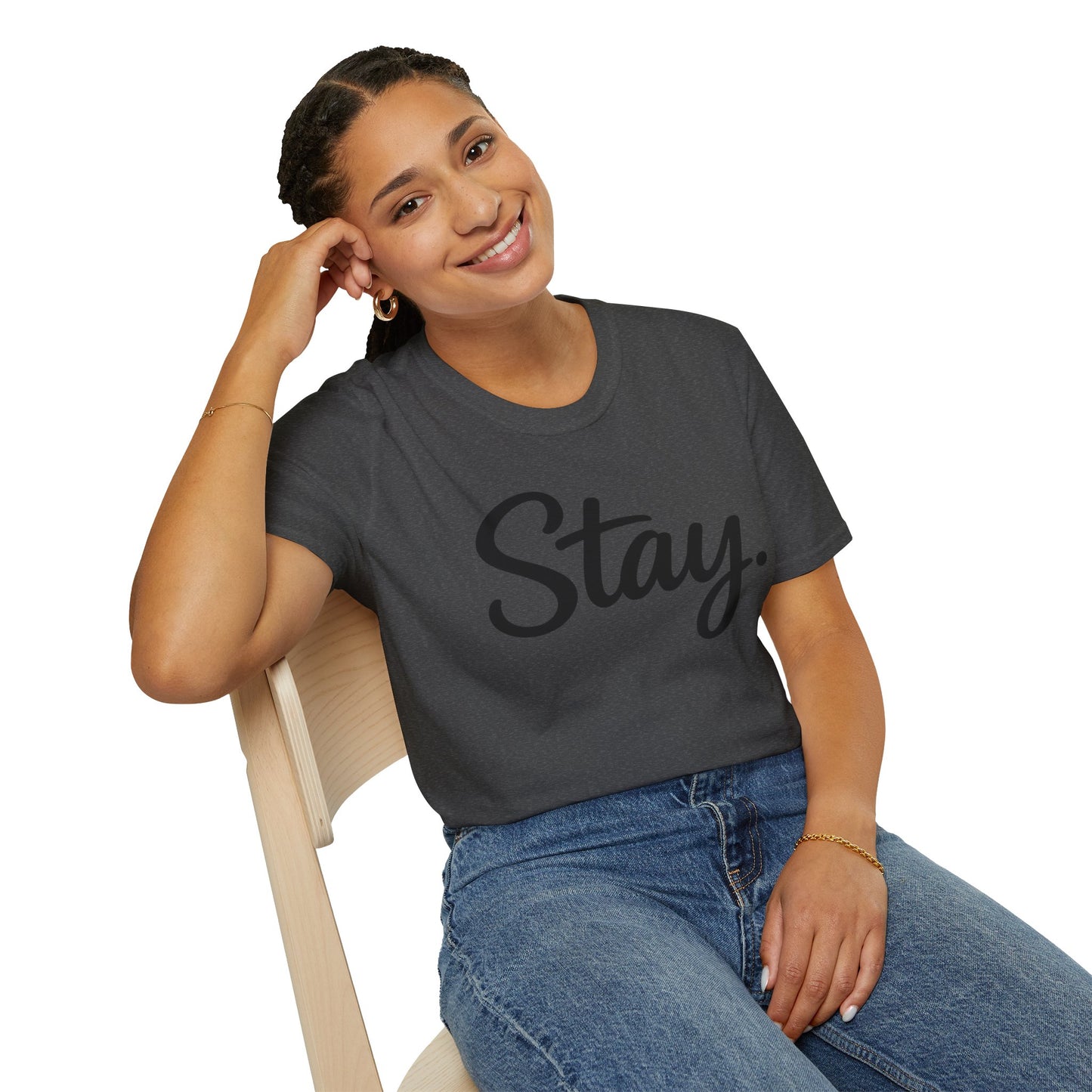 Stay. T-Shirt — 988 Suicide & Crisis Lifeline Awareness Tee