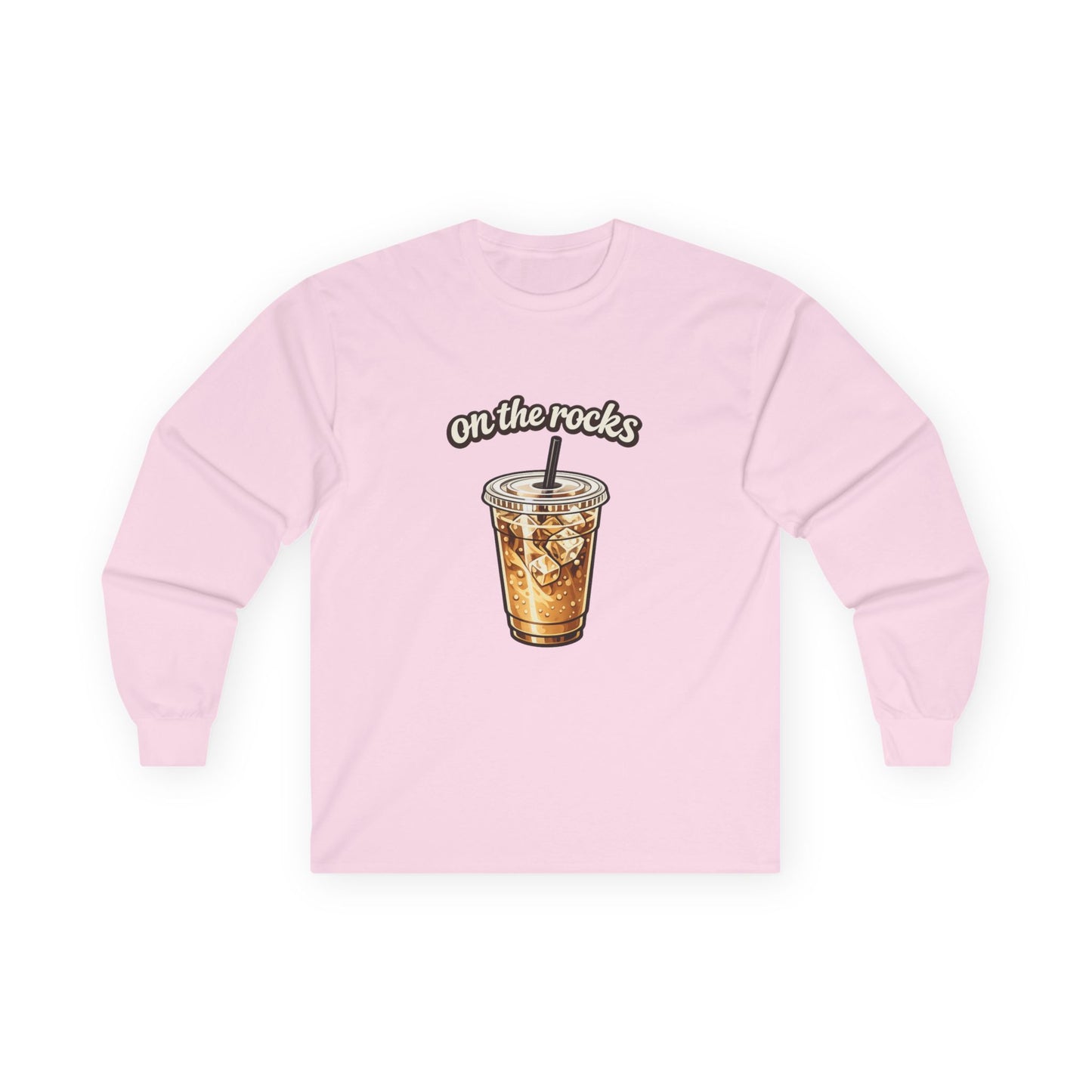 Unisex Long Sleeve Coffe "On the Rocks" Tee