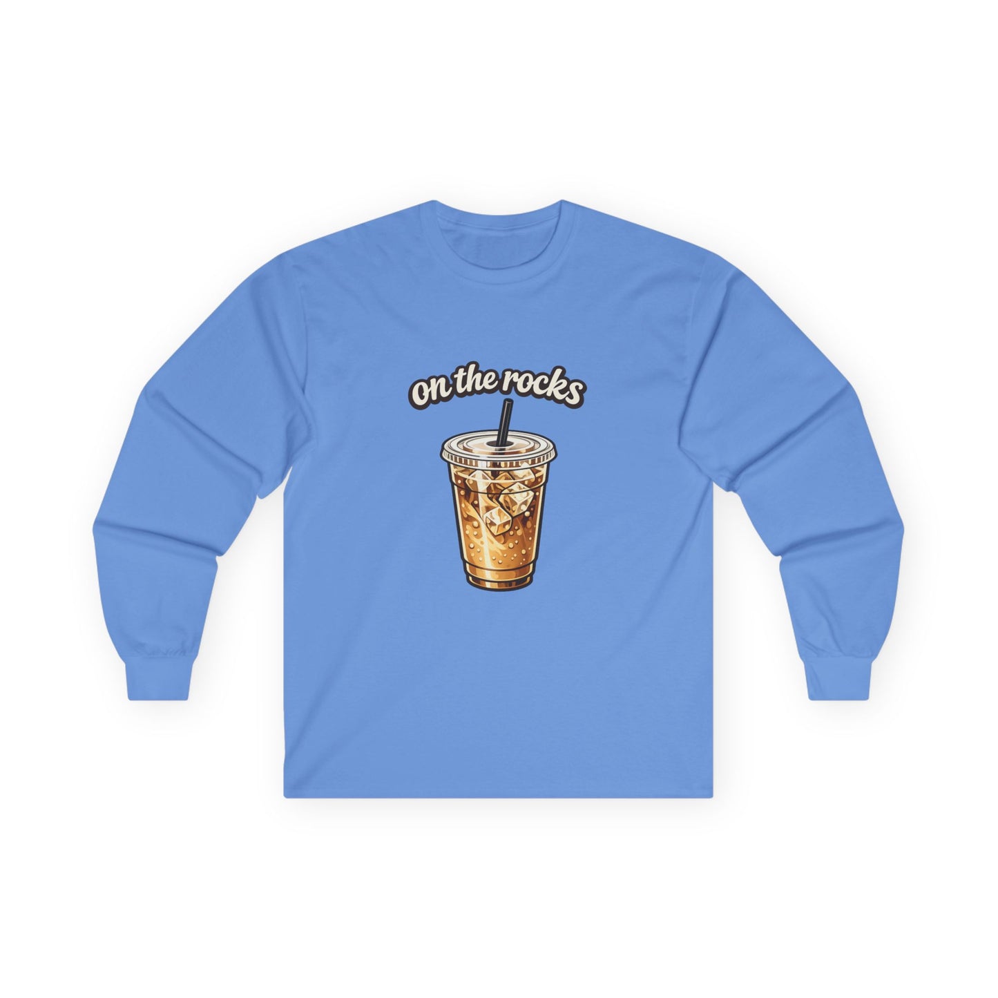 Unisex Long Sleeve Coffe "On the Rocks" Tee