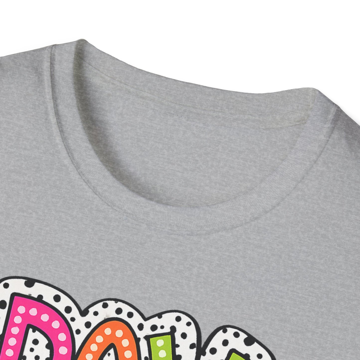 Boy Mama T-Shirt — Colorful Polka Dot Mom Tee