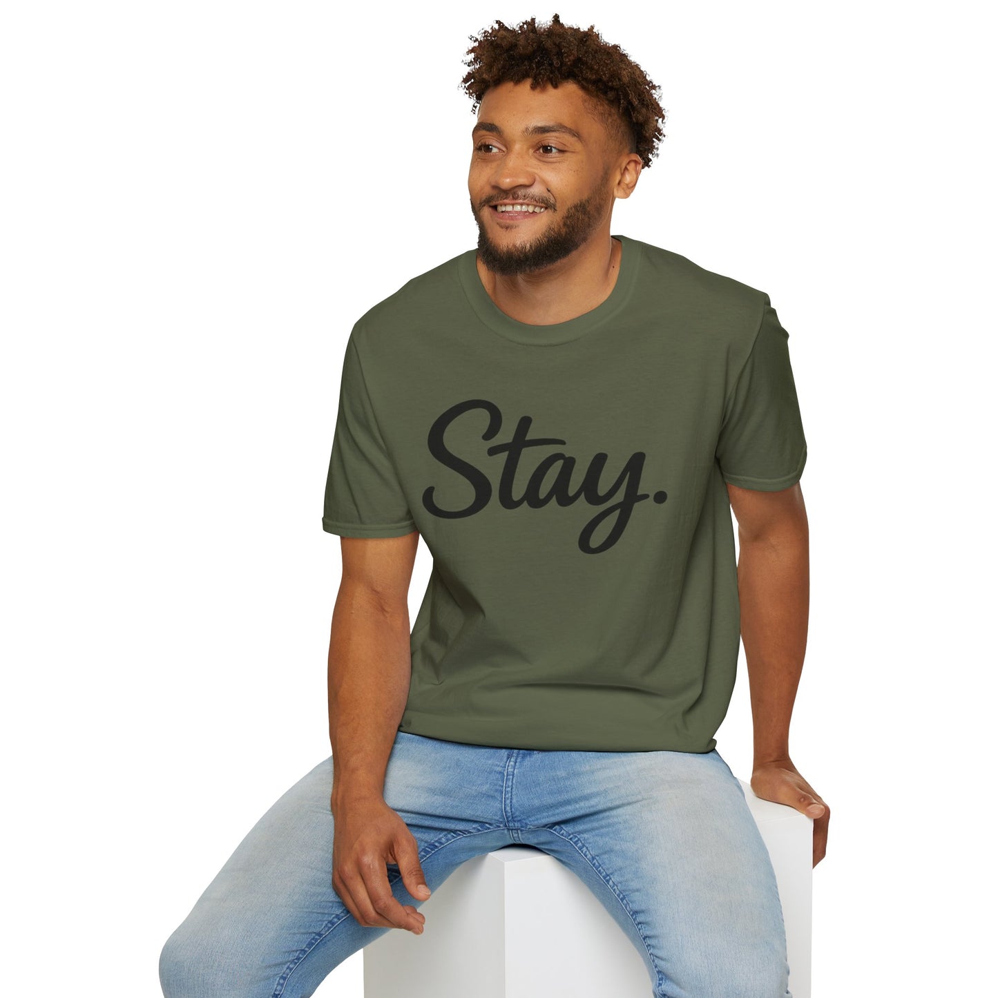 Stay. T-Shirt — 988 Suicide & Crisis Lifeline Awareness Tee