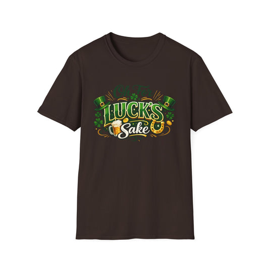Oh For Lucks Sake T-Shirt — St. Patrick's Day Beer & Shamrock Tee