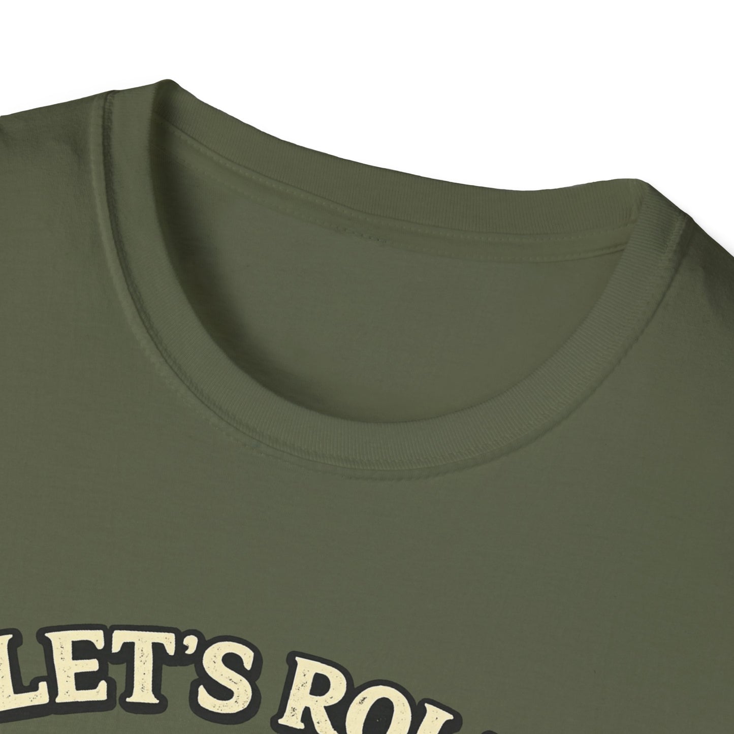 Unisex Raccoon "Let's Roll Butthole" Softstyle T-Shirt