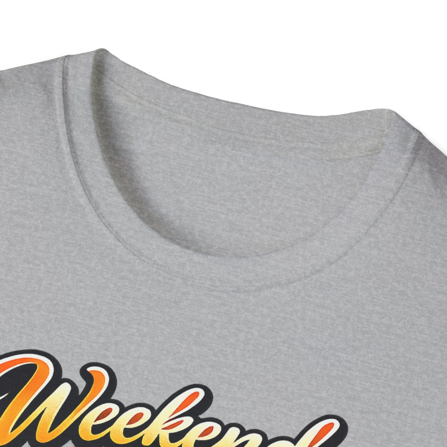 Weekend Hooker Fishing T-Shirt — Bass Sunset Angler Tee