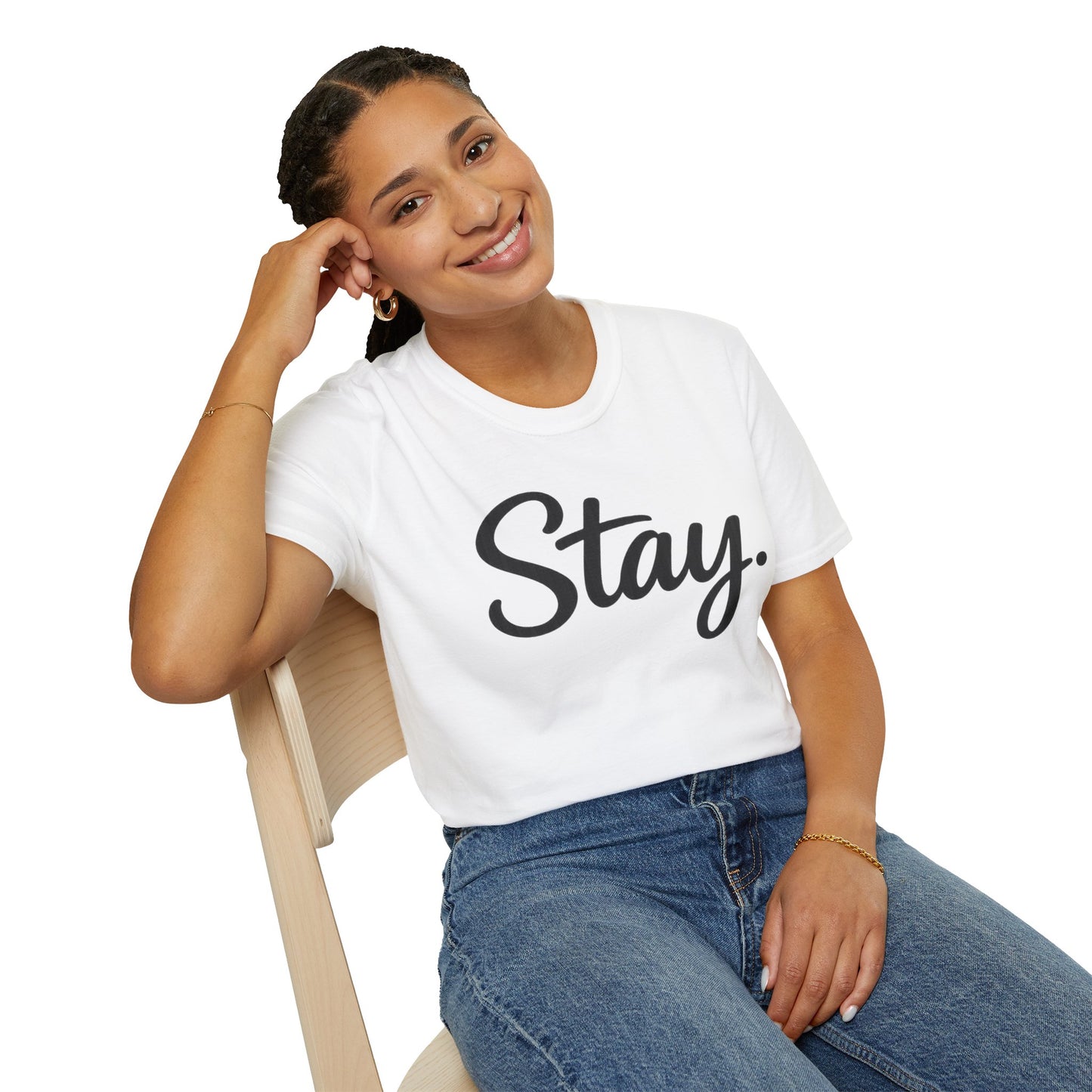Stay. T-Shirt — 988 Suicide & Crisis Lifeline Awareness Tee