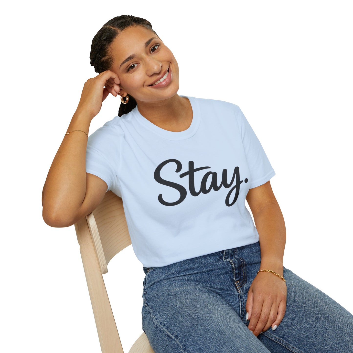 Stay. T-Shirt — 988 Suicide & Crisis Lifeline Awareness Tee
