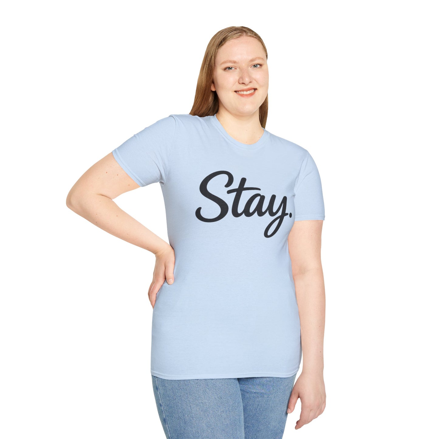 Stay. T-Shirt — 988 Suicide & Crisis Lifeline Awareness Tee