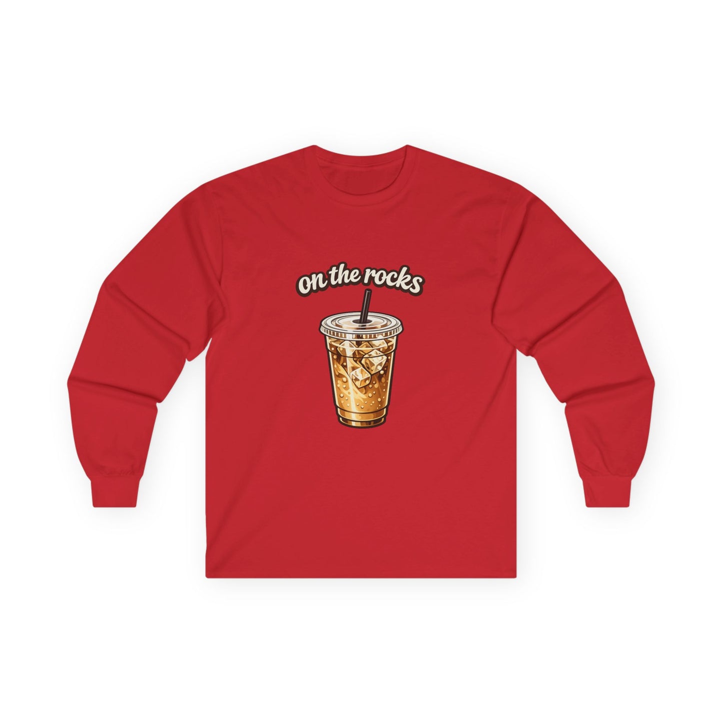 Unisex Long Sleeve Coffe "On the Rocks" Tee
