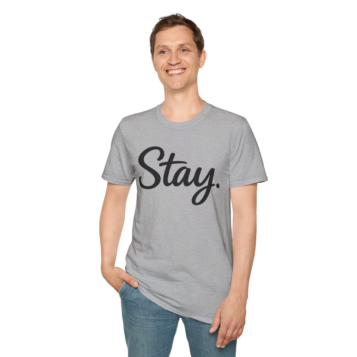 Stay. T-Shirt — 988 Suicide & Crisis Lifeline Awareness Tee