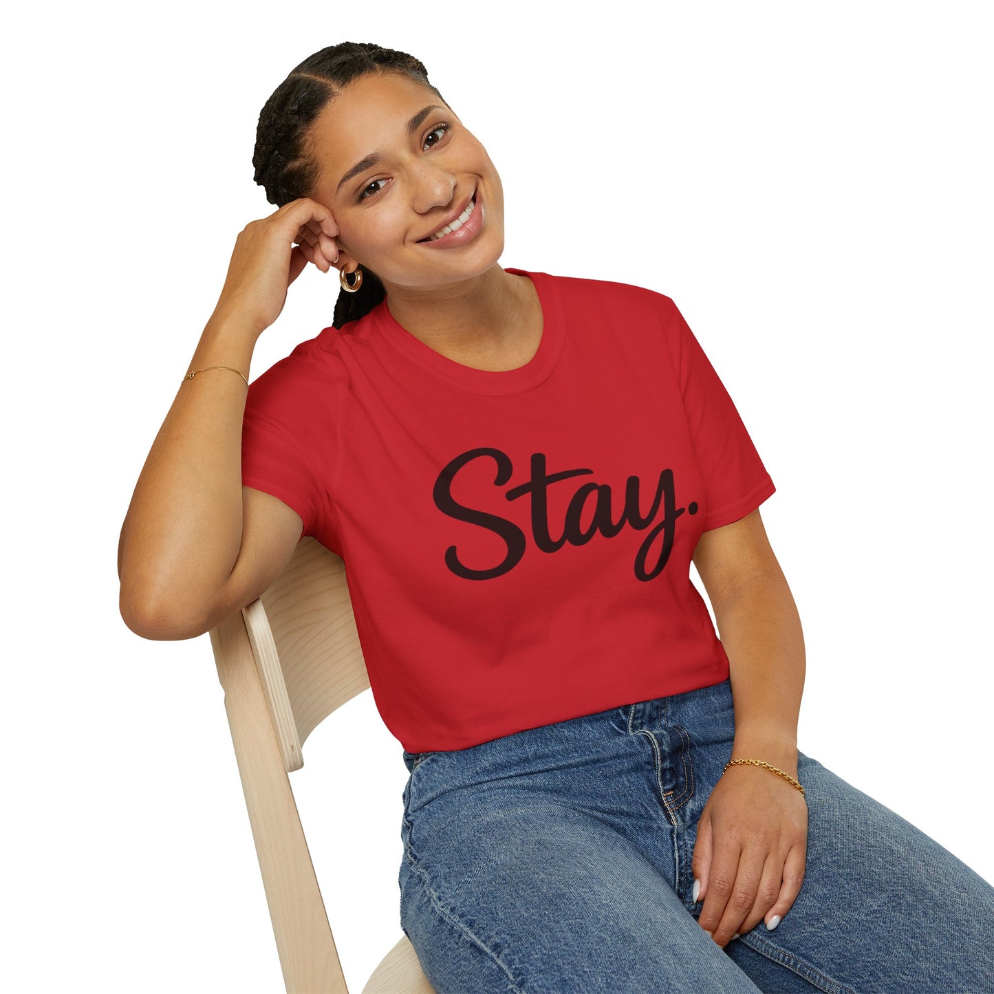 Stay. T-Shirt — 988 Suicide & Crisis Lifeline Awareness Tee