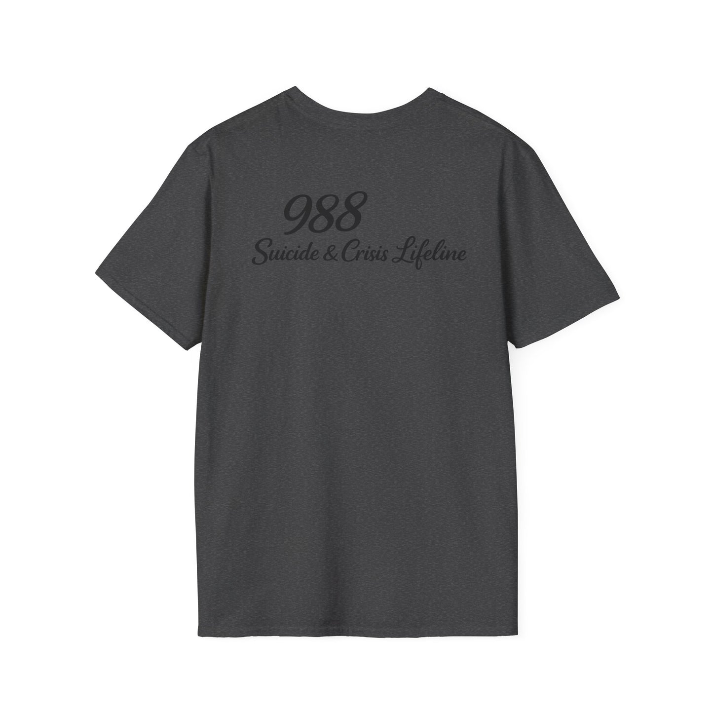 Stay. T-Shirt — 988 Suicide & Crisis Lifeline Awareness Tee