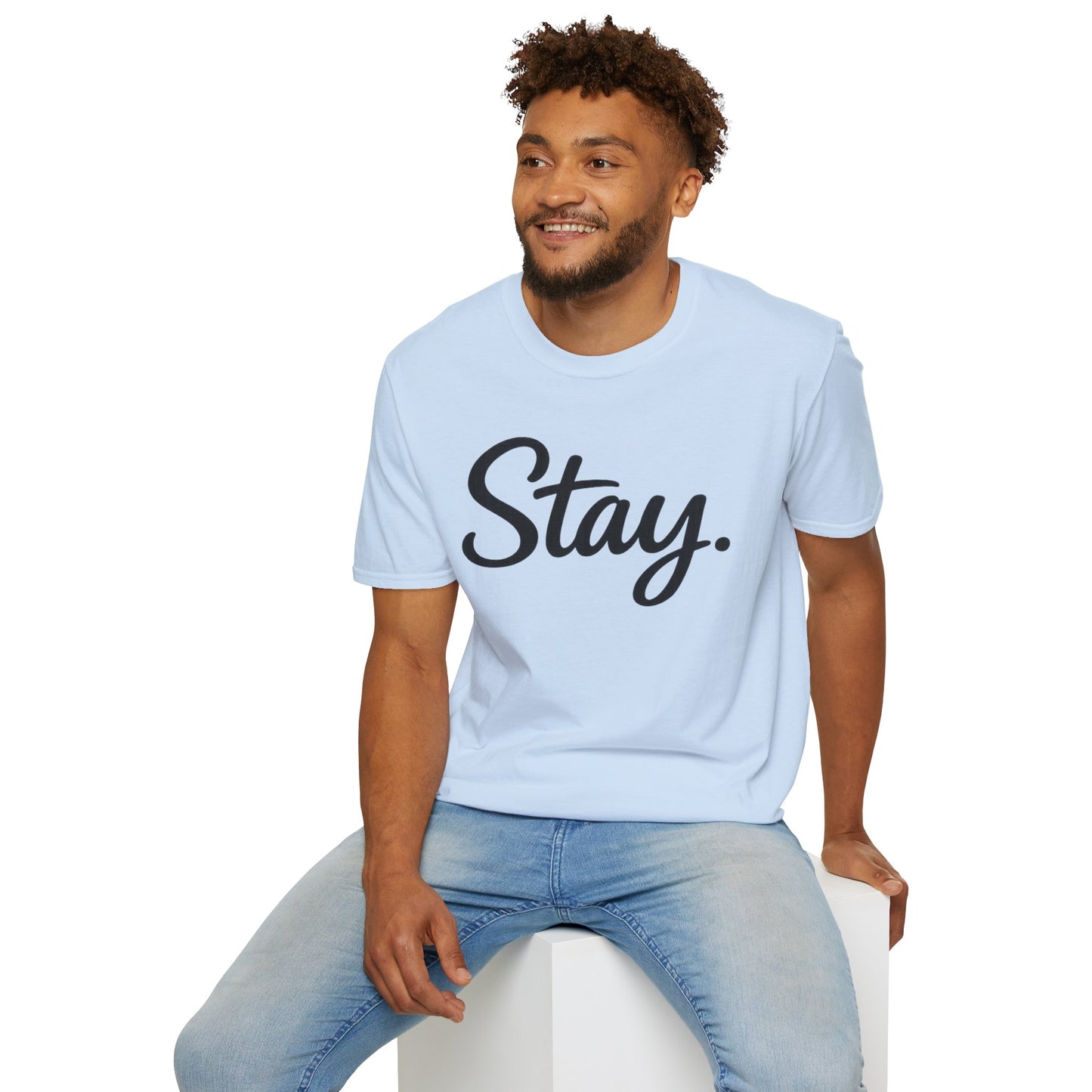 Stay. T-Shirt — 988 Suicide & Crisis Lifeline Awareness Tee