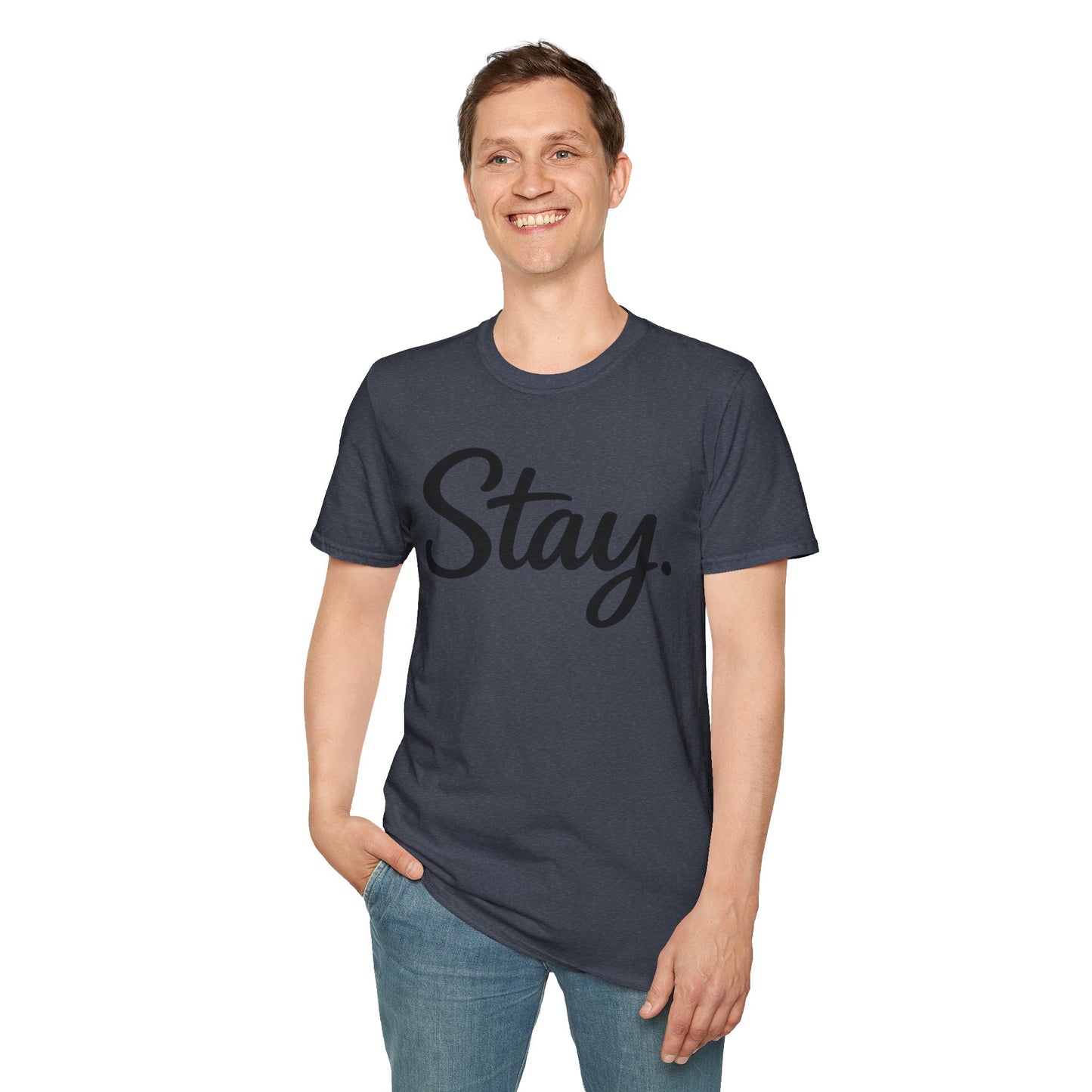 Stay. T-Shirt — 988 Suicide & Crisis Lifeline Awareness Tee