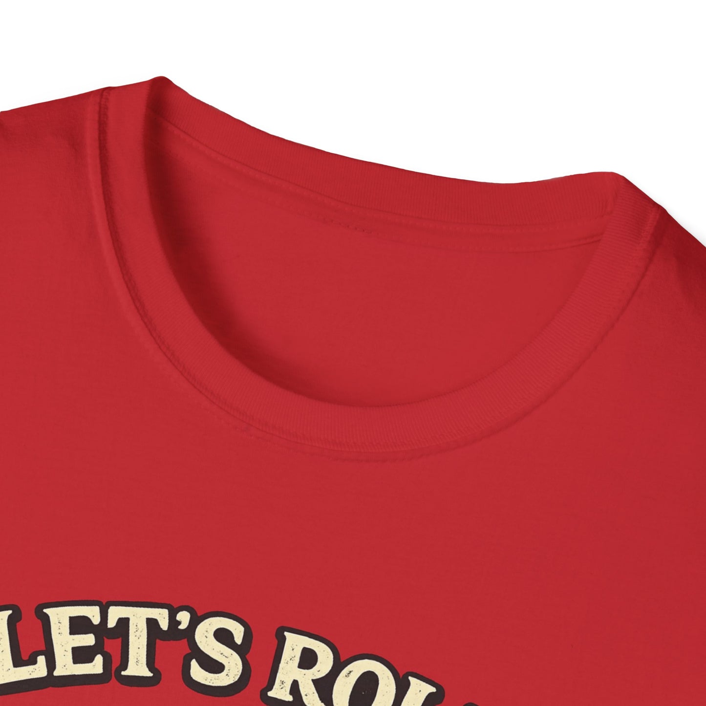 Unisex Raccoon "Let's Roll Butthole" Softstyle T-Shirt