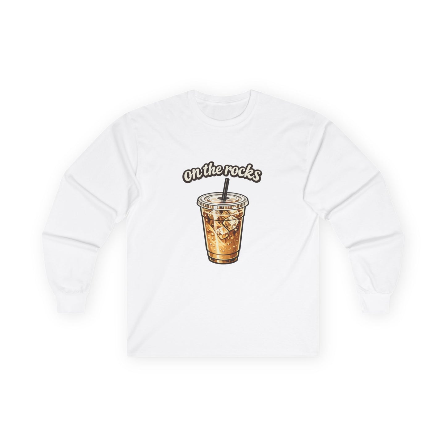 Unisex Long Sleeve Coffe "On the Rocks" Tee
