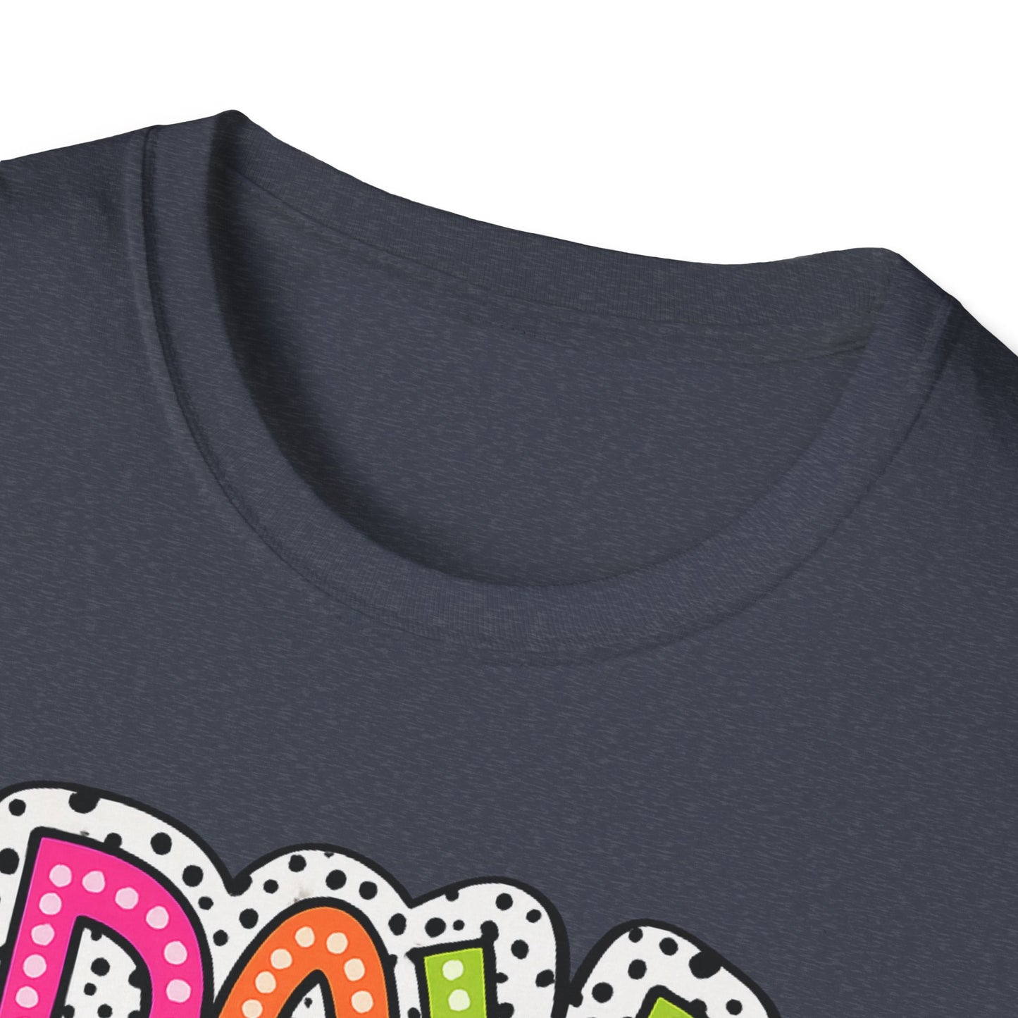 Boy Mama T-Shirt — Colorful Polka Dot Mom Tee