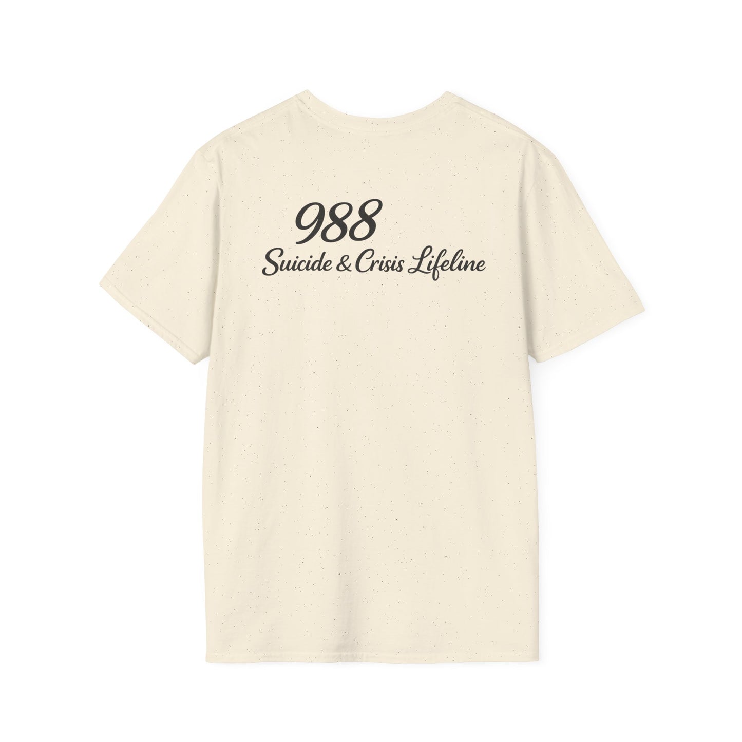 Stay. T-Shirt — 988 Suicide & Crisis Lifeline Awareness Tee