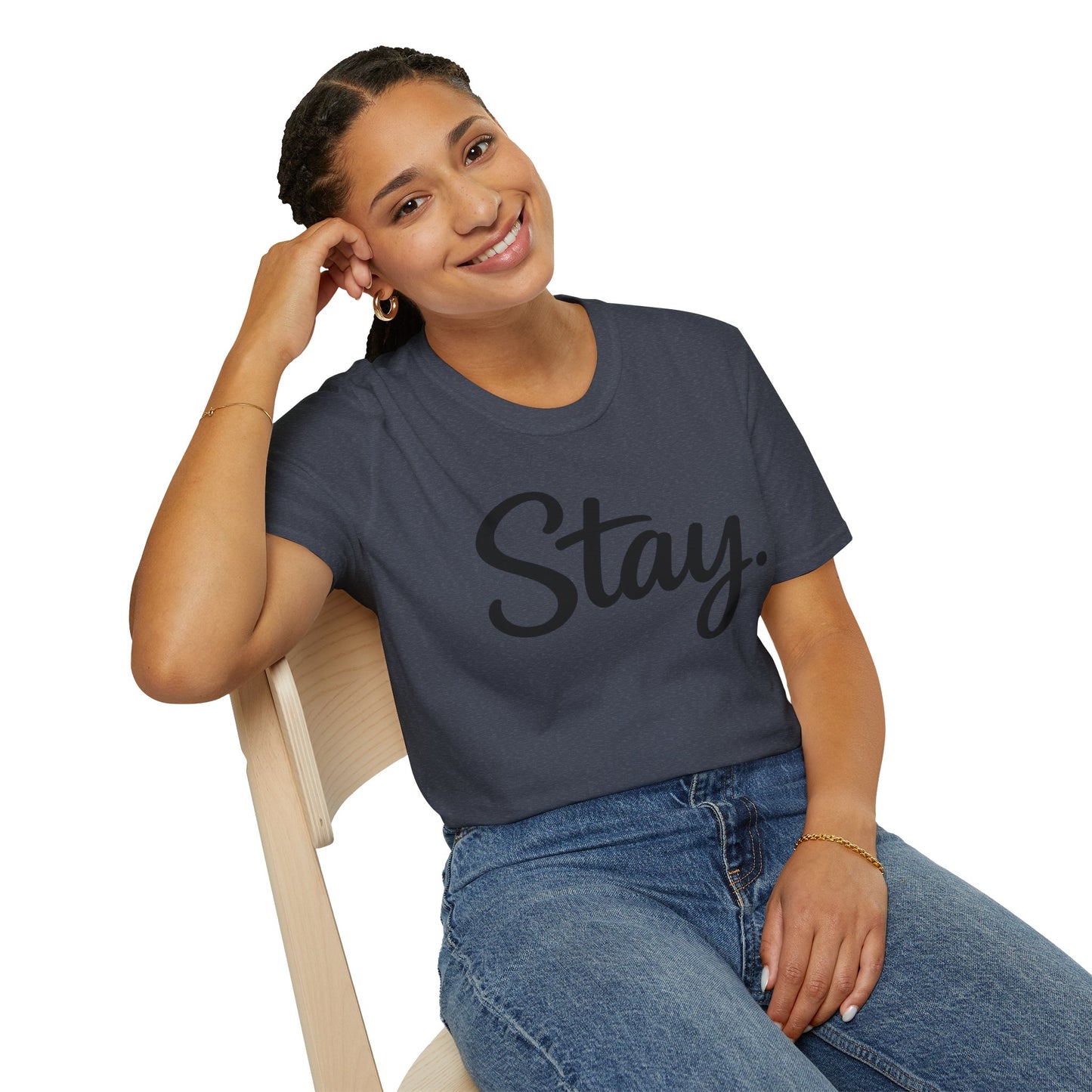 Stay. T-Shirt — 988 Suicide & Crisis Lifeline Awareness Tee