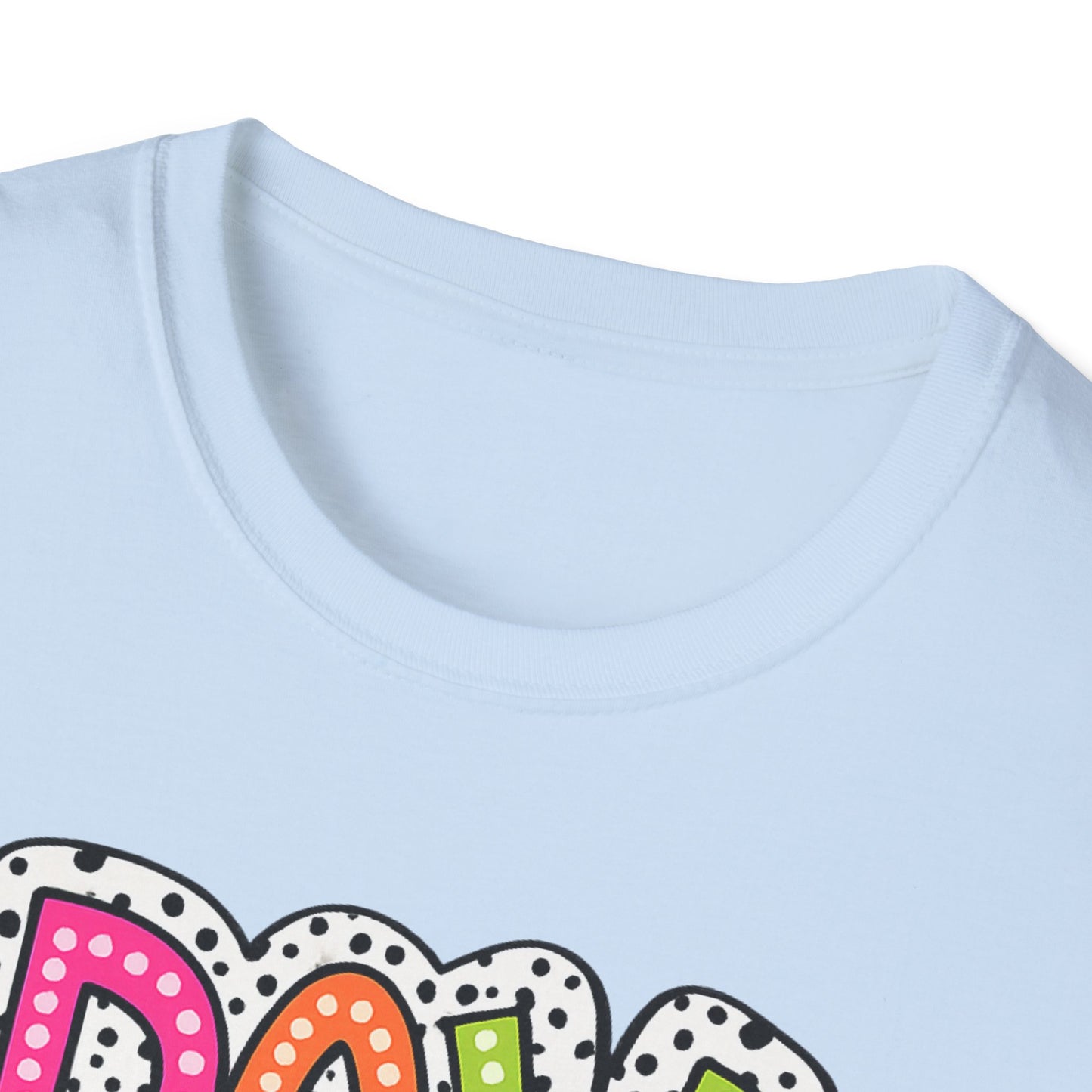 Boy Mama T-Shirt — Colorful Polka Dot Mom Tee