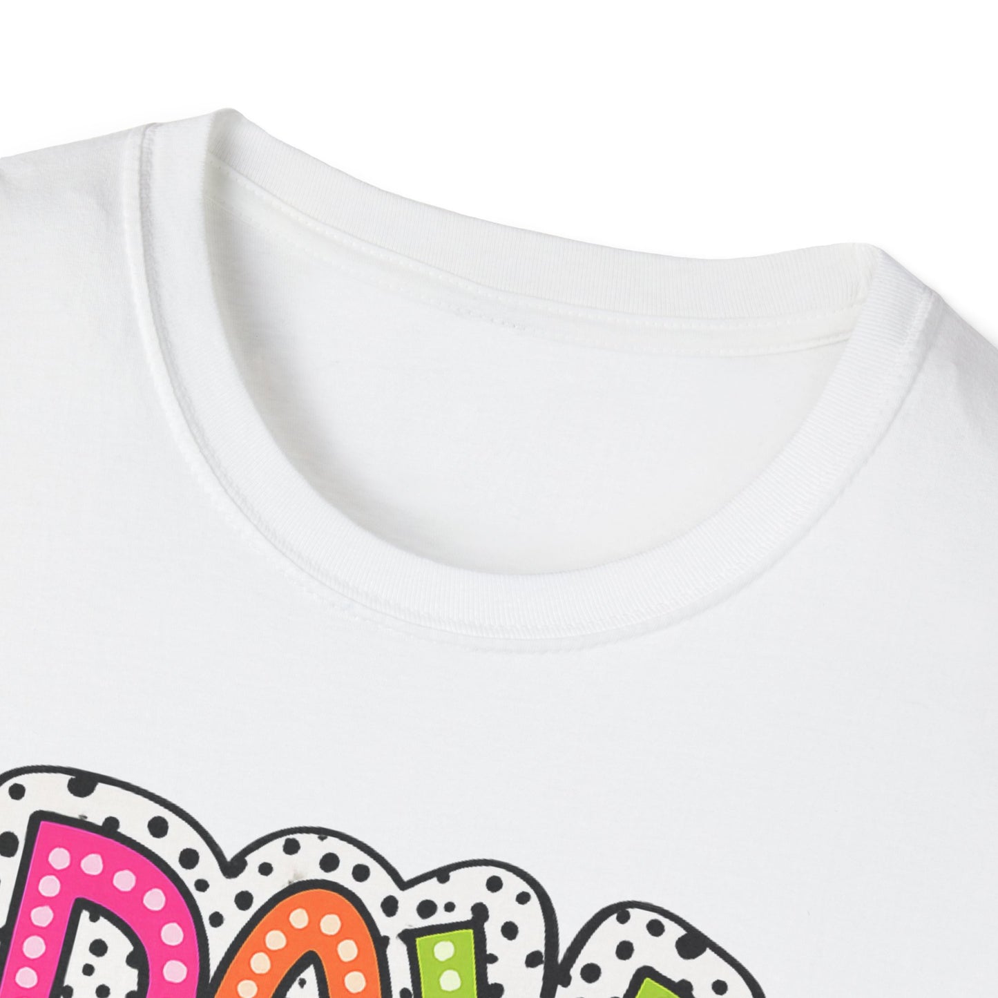 Boy Mama T-Shirt — Colorful Polka Dot Mom Tee