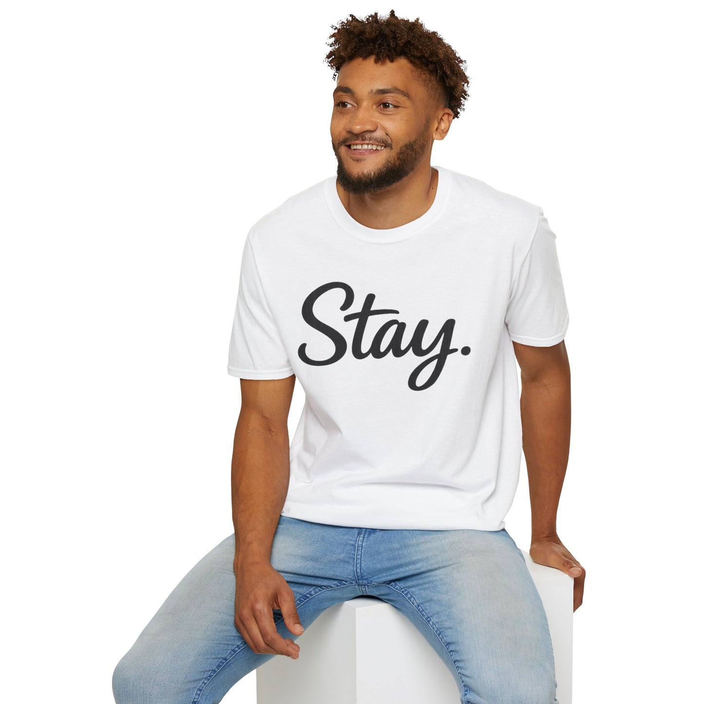 Stay. T-Shirt — 988 Suicide & Crisis Lifeline Awareness Tee