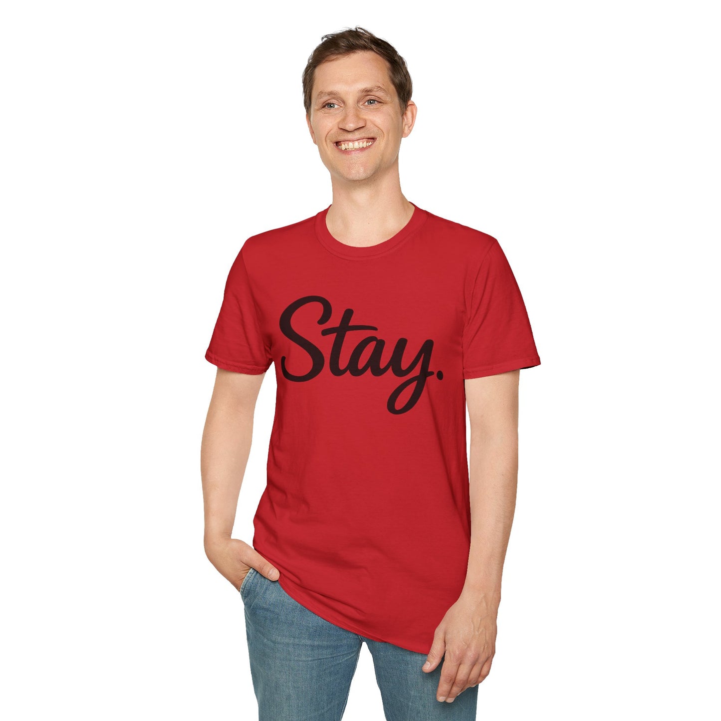 Stay. T-Shirt — 988 Suicide & Crisis Lifeline Awareness Tee