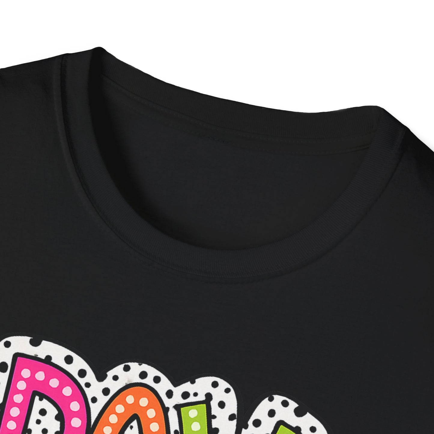 Boy Mama T-Shirt — Colorful Polka Dot Mom Tee