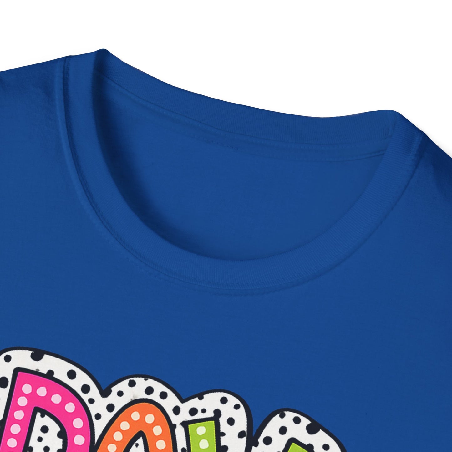 Boy Mama T-Shirt — Colorful Polka Dot Mom Tee