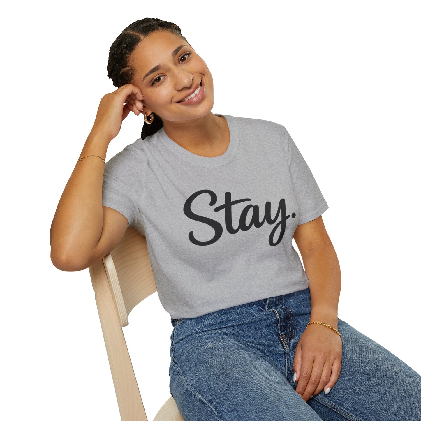 Stay. T-Shirt — 988 Suicide & Crisis Lifeline Awareness Tee