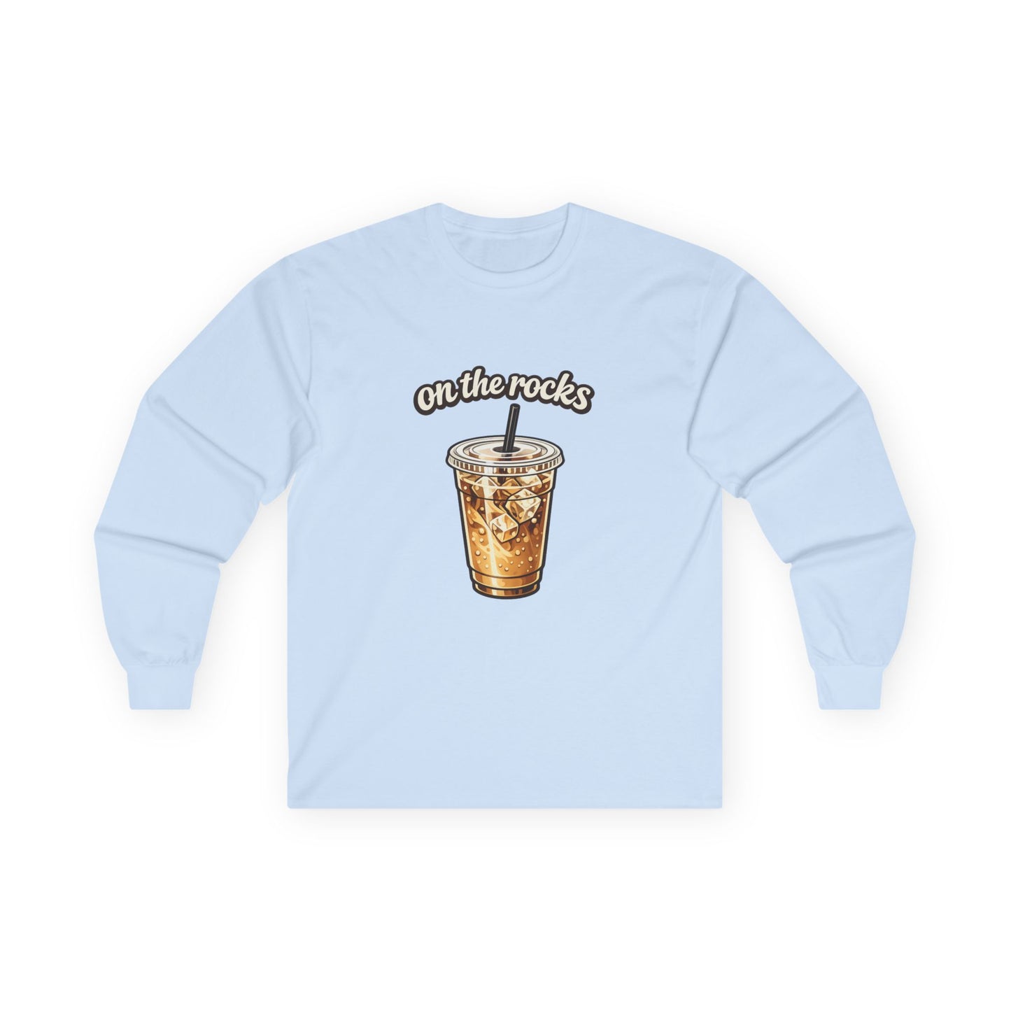 Unisex Long Sleeve Coffe "On the Rocks" Tee