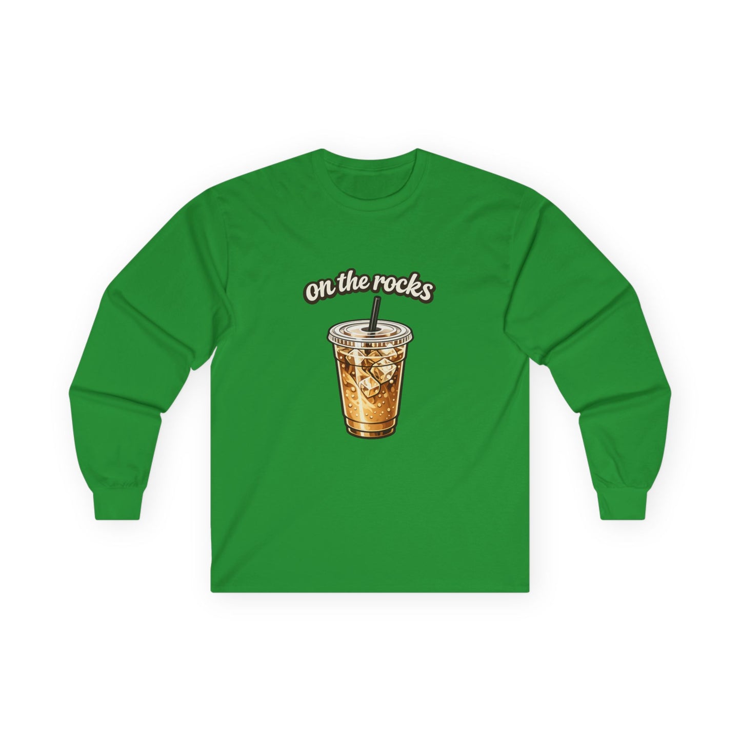 Unisex Long Sleeve Coffe "On the Rocks" Tee