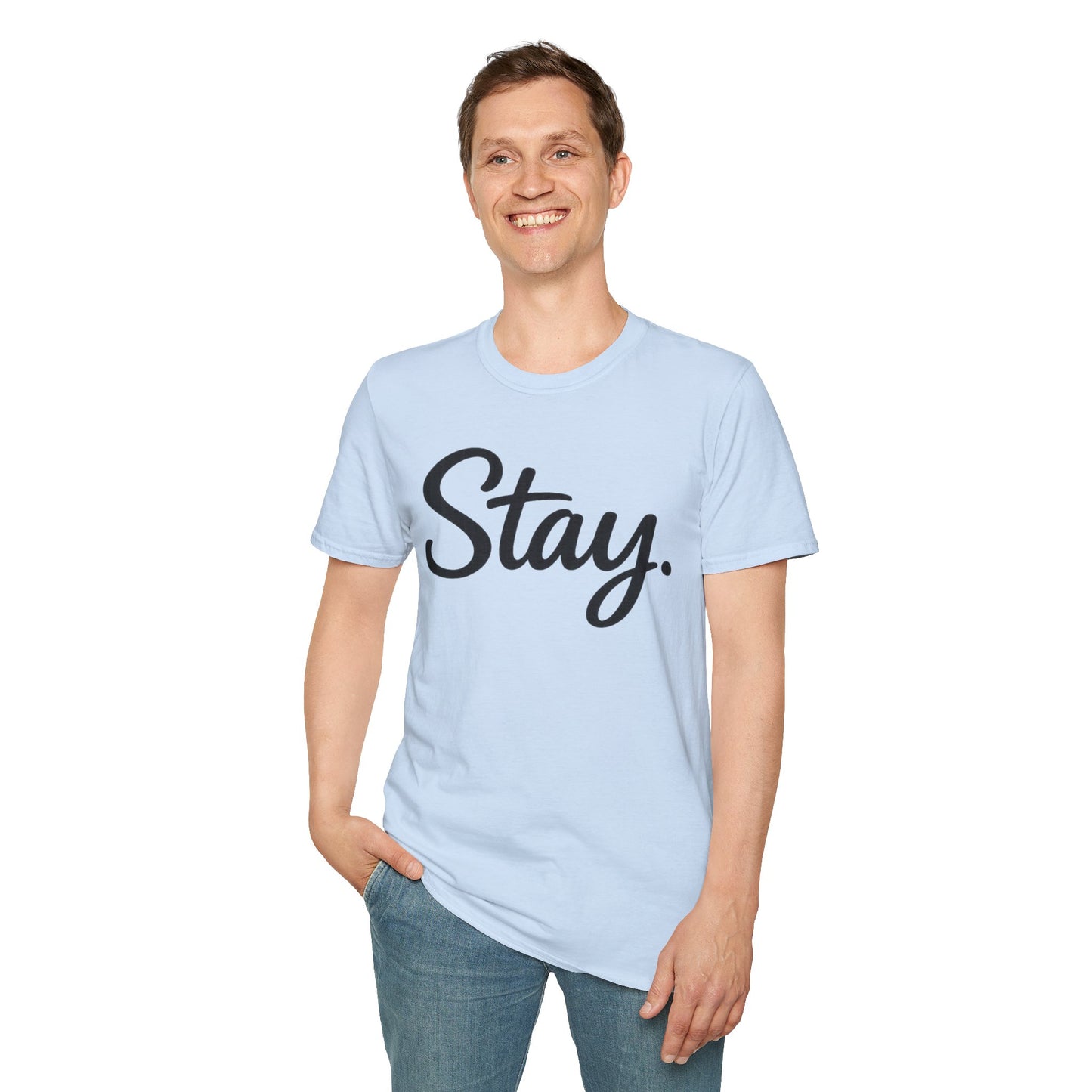Stay. T-Shirt — 988 Suicide & Crisis Lifeline Awareness Tee