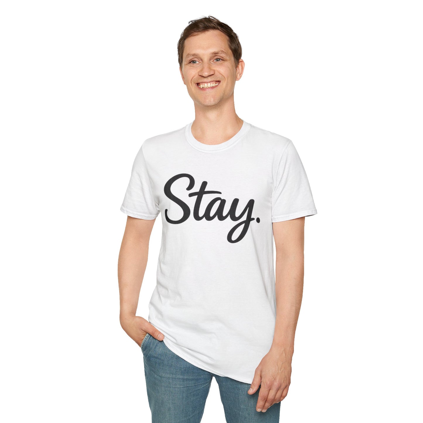 Stay. T-Shirt — 988 Suicide & Crisis Lifeline Awareness Tee