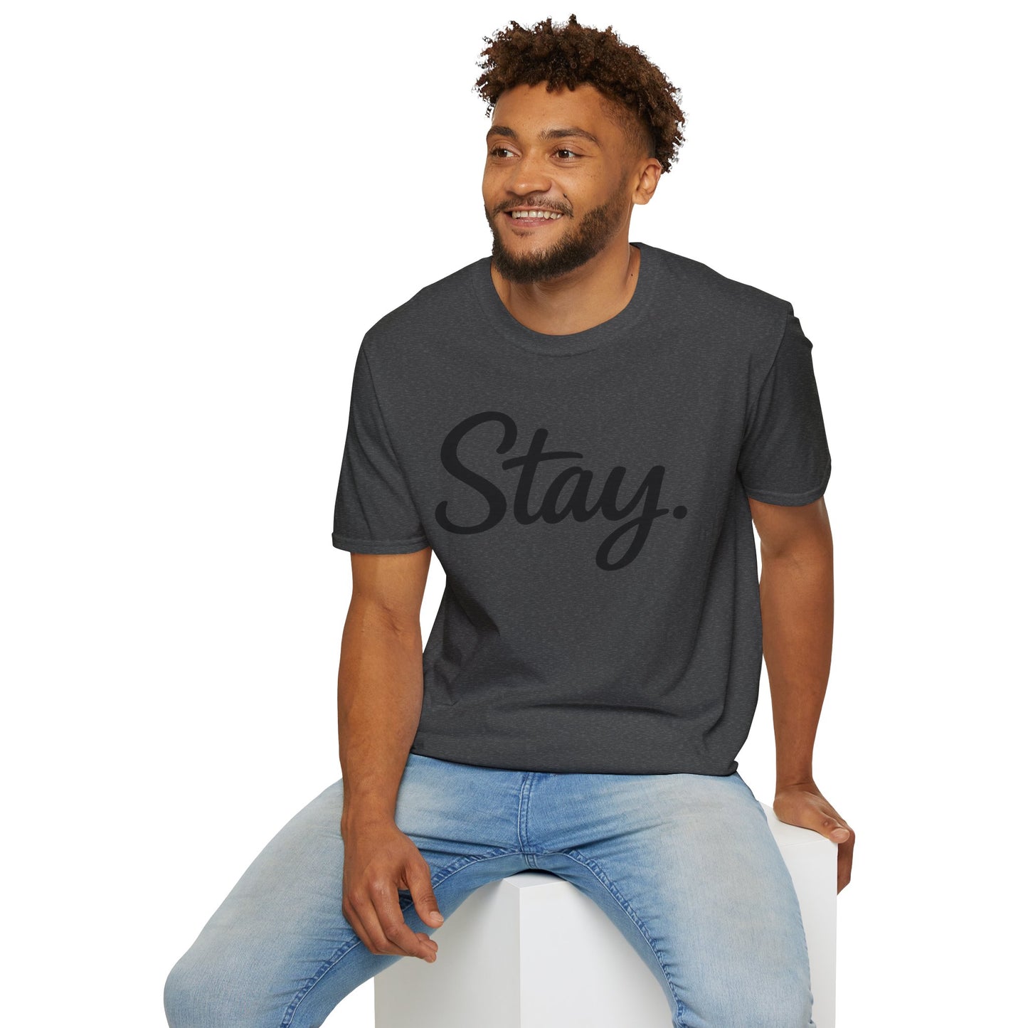 Stay. T-Shirt — 988 Suicide & Crisis Lifeline Awareness Tee