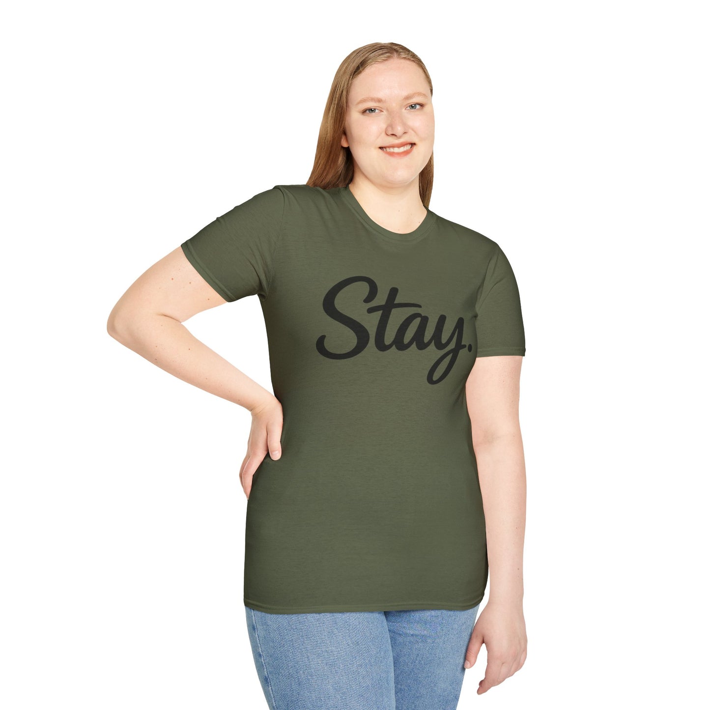 Stay. T-Shirt — 988 Suicide & Crisis Lifeline Awareness Tee